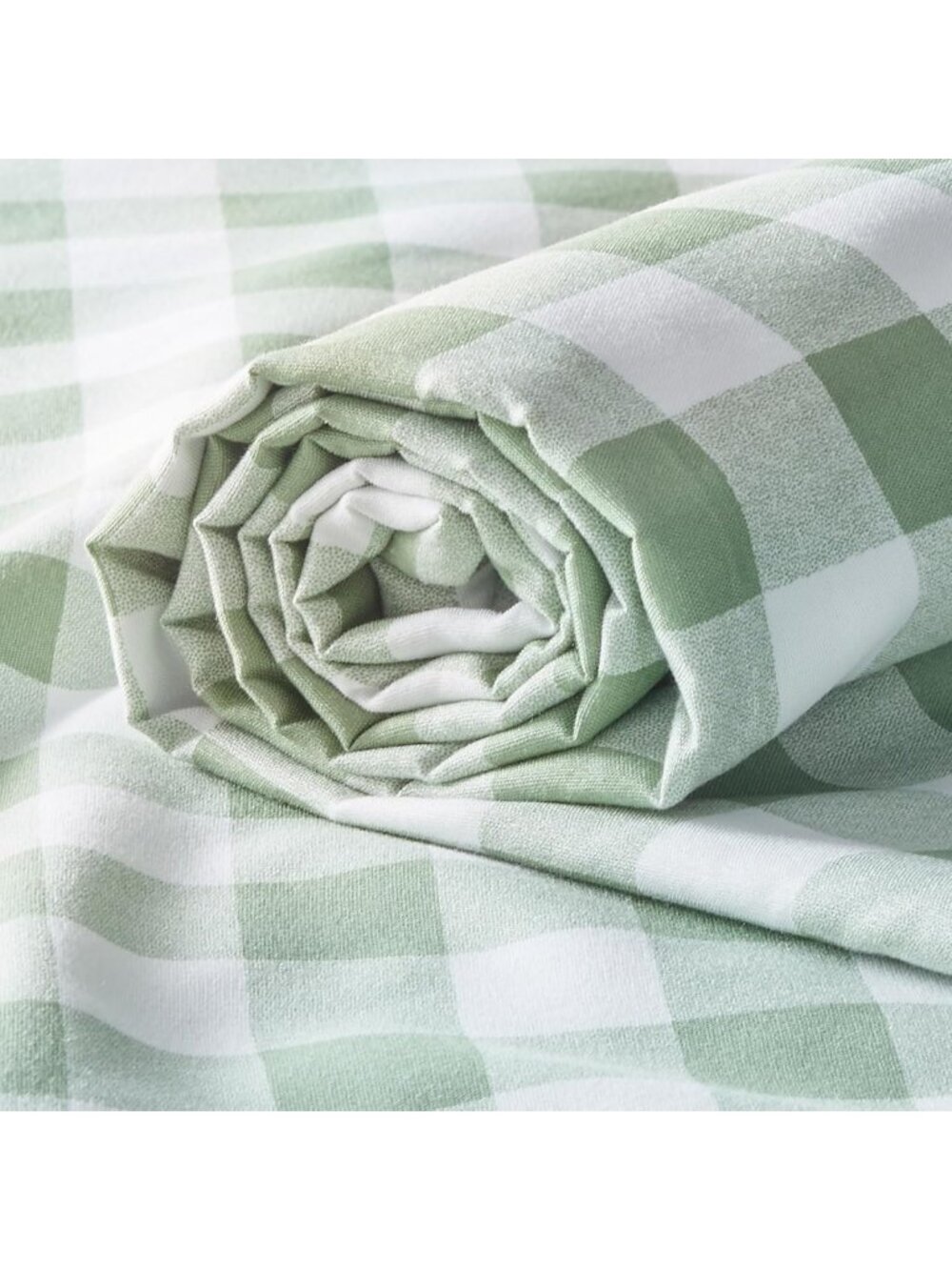 Sage Green Gingham Checkered Fabric - 10 Yards x 94 Inch - DIY Craft & Home
